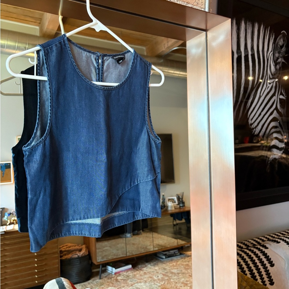 Denim Sleeveless Top